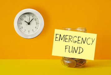 Emergency fund is shown as the financial concept