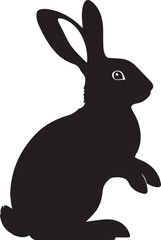 Rabbit Icon Square Button Set