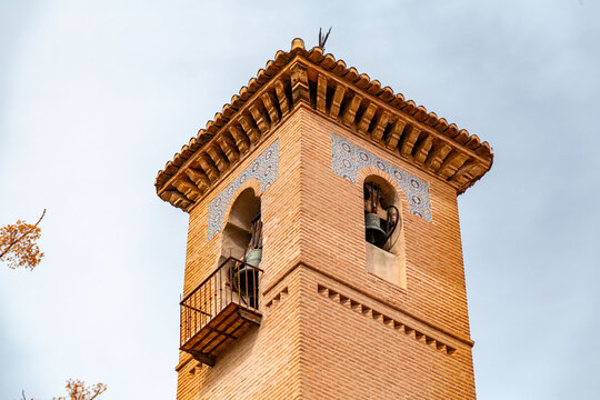 Monasterio Santa Isabel la Real in the Albaicin or Albayzin quarter of Granada, Andalusia, Spain