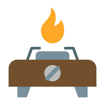 Gas Stove Flat icon