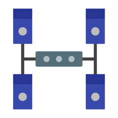 Connection Flat icon