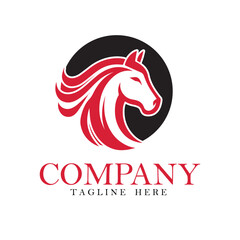 Horse logo head