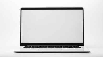 Fototapeta premium Computer screen Laptop with blank screen. Simple design