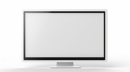 Computer screen Laptop with blank screen. Simple design