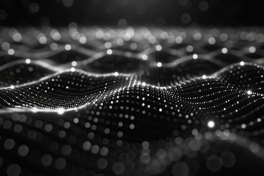 abstract black and white texture of a dot grid background wallpaper design images
