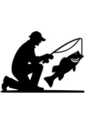 Fototapeta premium Fishing SVG, Fish hook SVG, Bass fish SVG, bass svg, bass fishing, fishing png, fish png, fishing clipart, fishing hook svg, fishing svg, fish hook svg, hook SVG, fishing png, fish svg, bass fish SVG