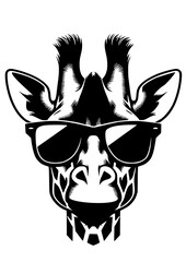 Giraffe SVG, Giraffe in Sunglasses SVG, Animal SVG, Africa SVG, Elephant SVG, Giraffe Head SVG, Giraffe Silhouette, Giraffe Vector, Clipart, Cut file for Cricut SVG, JPG, PNG