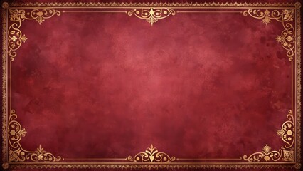 Obraz premium Luxurious, hand-drawn, marsala-wine-red watercolor blur background with soft light and dark border, evoking an old, vintage, elegant ambiance, perfect for sophisticated designs.
