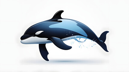 Fototapeta premium dolphin in the water