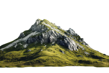 Mountains isolated on transparent background