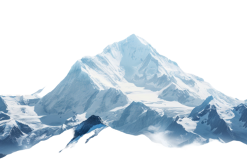 Mountains isolated on transparent background