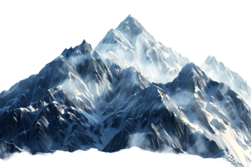 Mountains isolated on transparent background