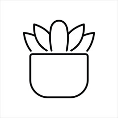 Succulent vector icon