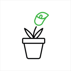 Plant vector icon