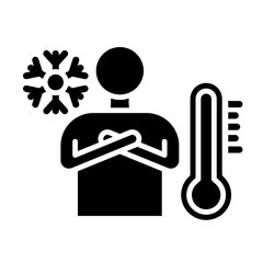 Cold Exposure glyph icon