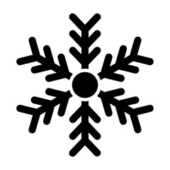 Snowflake glyph icon