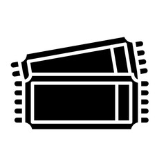 Tickets glyph icon