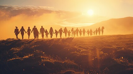 United Hands at Sunset Walk