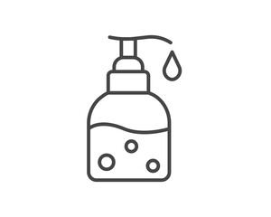 Vector icons of beauty, cosmetics and care. Bottle, jar, shower gel, face cream, body lotion, spray, ointment, paste.