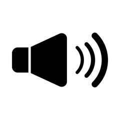 Speaker glyph icon
