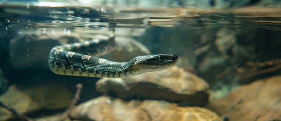 Elderly man's face overlaid with futuristic facial recognition mesh.