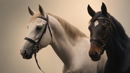 portrait of a horse, generative ai, 