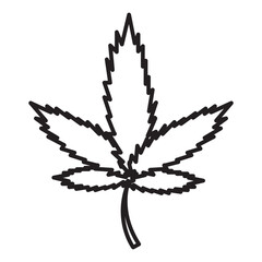 Cannabis Leaf Graphic Promoting Organic Healing and Natural Therapies