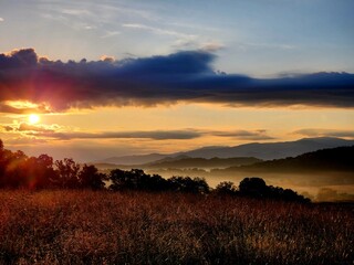 sunrise over the mnts of east TN