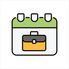 Working Hours vector icon