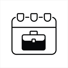 Working Hours vector icon