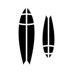 Surfboard glyph icon