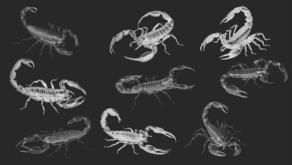 retro halftone effect, for grunge punk y2k collage art. Vector design in stipple half tone illustration for magazine, banner