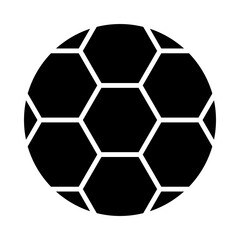 Fototapeta premium Sports ball glyph icon