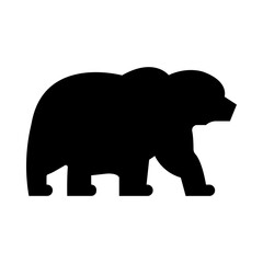 Bear glyph icon