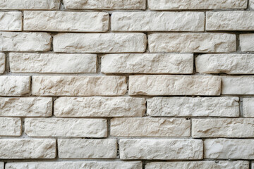 Fototapeta premium cream brick wall texture. Beige old brown brick wall concrete or stone textured, wallpaper limestone abstract flooring