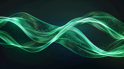 A flowing ribbon with smooth curves on a soft backdrop, minimalist and elegant, background