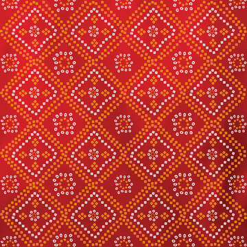 Vector seamless Bandhani pattern background