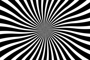  Black Sunburst Pattern Background. Vector Illustration