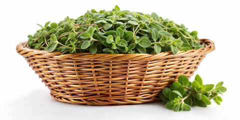 Naklejka premium Fresh Oregano popular vegetable rich in various nutrients
