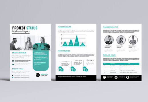Business Project Status Report Template