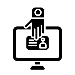 Stealing glyph icon