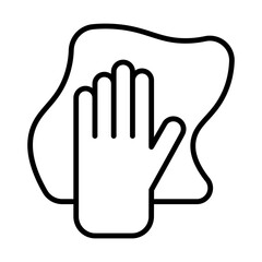 Obraz premium Cleaner line icon