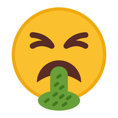 Upset Undertakings flat icon