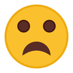 Confused Expression flat icon