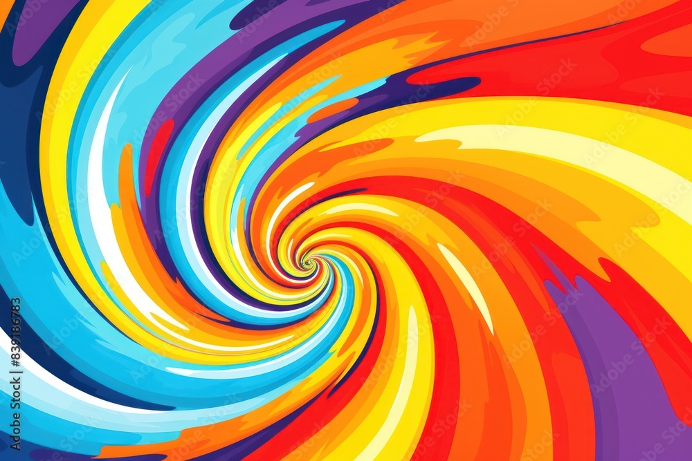 Canvas Prints comic swirl effect backgrounds abstract pattern.