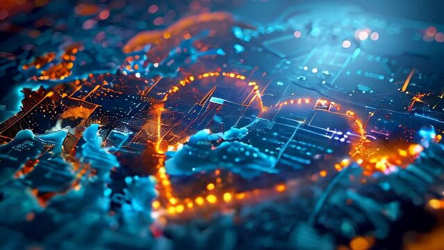 Map of the world with a love heart showing various destinations on the map. Travelling concept in wireframe style - Powered by Adobe