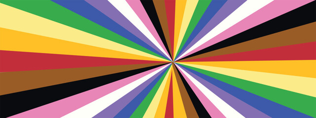 Pride Month 2024. Freedom rainbow flag, gay pride parade annual summer event.