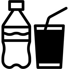 Vector Icon Soda, Soda Bottle, Soft Drink, Coke