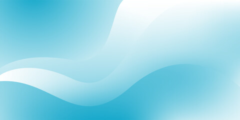 Blue and white gradient liquid modern background for corporate concept, template, poster, brochure, website, flyer design. Vector illustration	