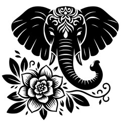 Fototapeta premium happy world elephant day